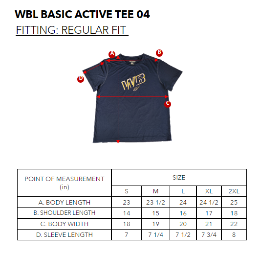 WBL BASIC ACTIVE TEE 04