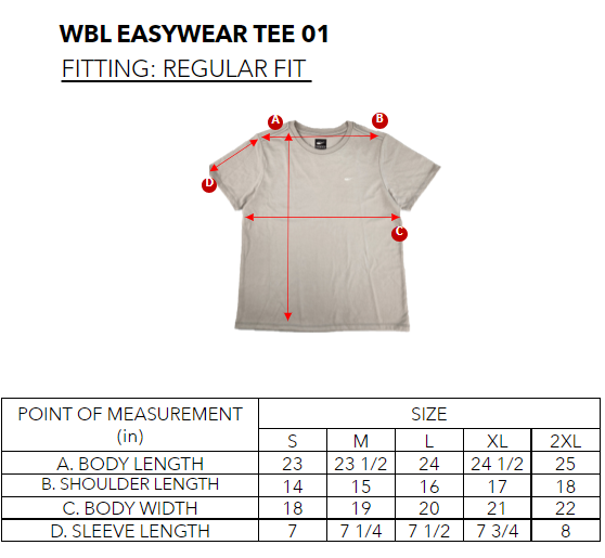 WBL EASYWEAR TEE 01