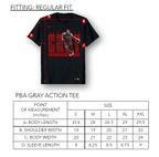 PBA GRAY ACTION TEE