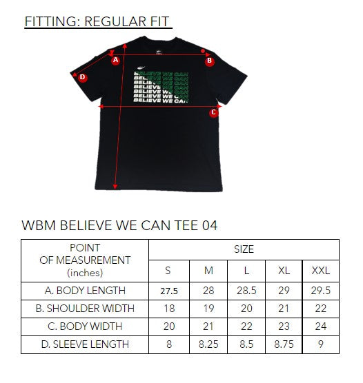 WBM BELIEVE WE CAN TEE 04