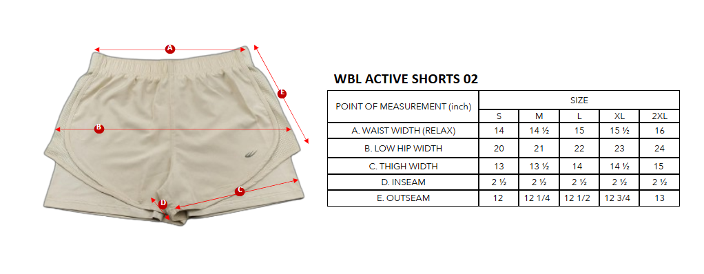 WBL ACTIVE SHORTS 02