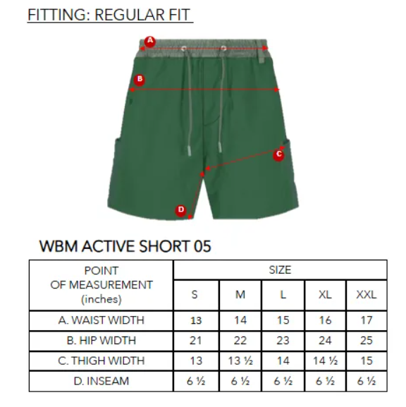 WBM ACTIVE SHORT 05