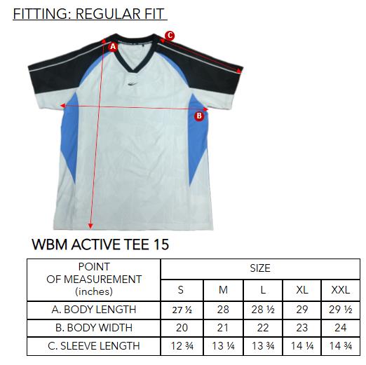 WBM ACTIVE TEE 15