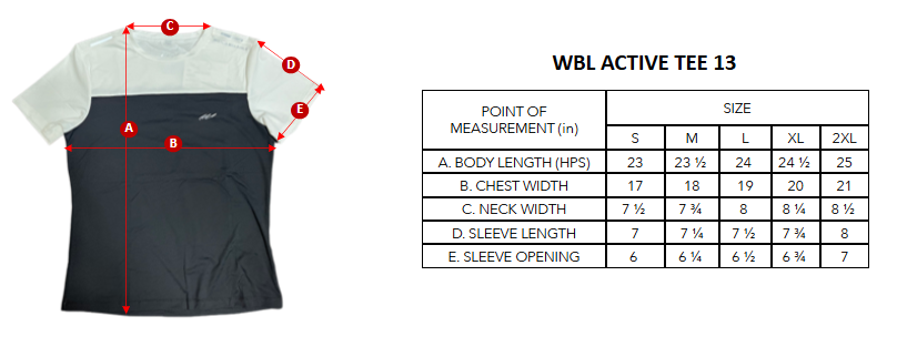 WBL ACTIVE TEE 13