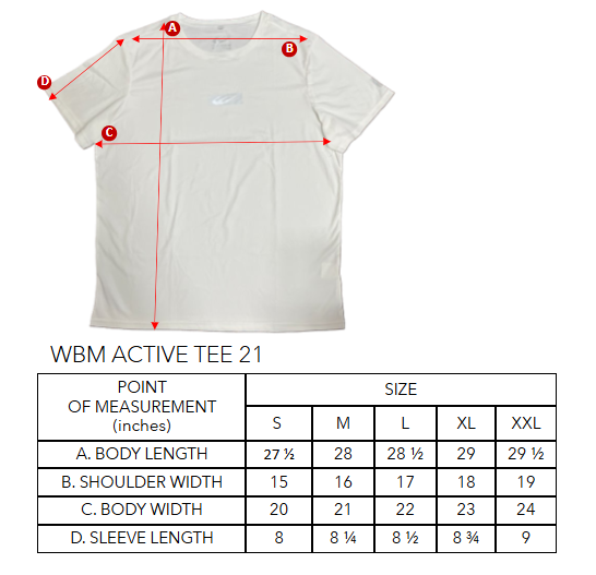 WBM ACTIVE TEE 21