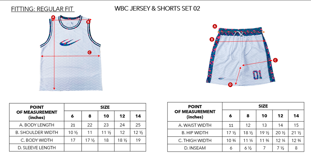 WBC JERSEY & SHORTS SET 02