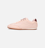 Combination of suede and man-made leather upper, mesh lining, flat two tone rubber outsole, and Bounce Pad insole system. Provides comfort, breathability, a more secure fit, durability, premium aesthetics, and cushioning in every step to prevent heel shock.