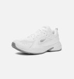 Combination of mesh and man-made leather upper, mesh lining, molded EVA midsole with rubber outsole for better cushion, and Bounce Pad insole system. Affordable, durable, and long lasting with comfort, breathability, a more secure fit, and heel cushioning.