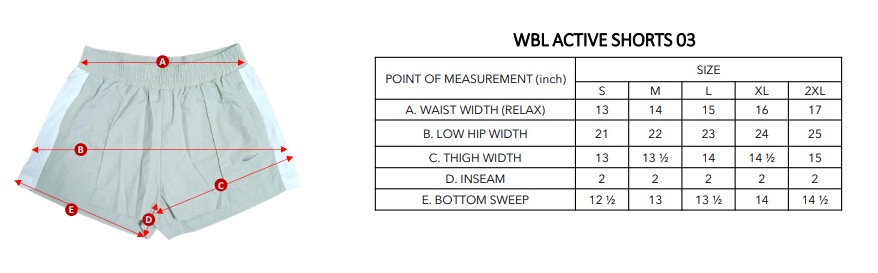 WBL ACTIVE SHORTS 03
