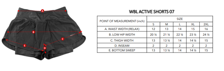 WBL ACTIVE SHORTS 07