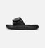 Black slide sandal with an adjustable strap, ST logo, and red S-FOAM footbed.