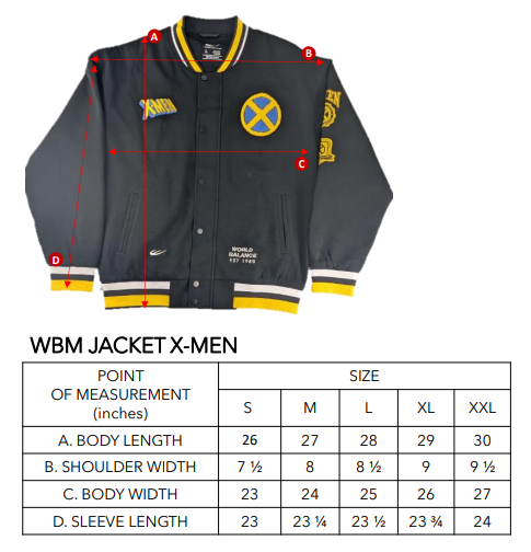 WBM JACKET X-MEN
