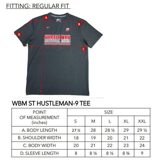 WBM ST HUSTLEMAN-9 TEE