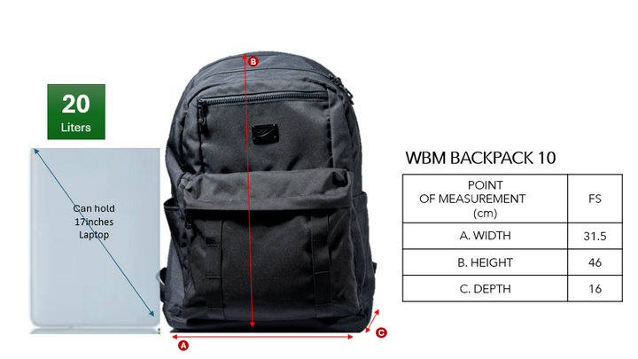 WBM BACKPACK 10