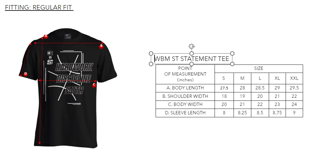 WBM ST STATEMENT TEE