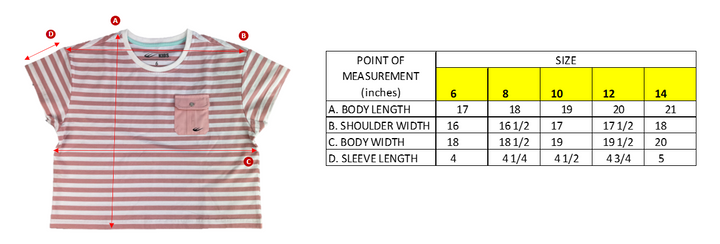 WB GIRL STRIPES TEE 01