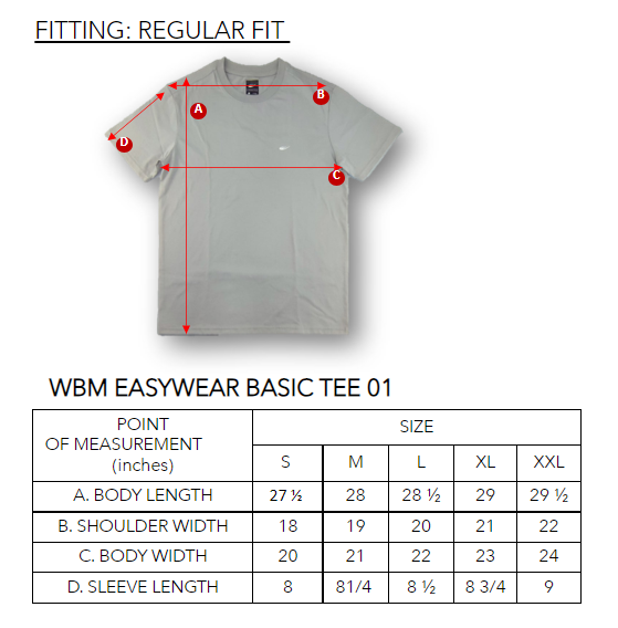 WBM EASYWEAR BASIC TEE 01