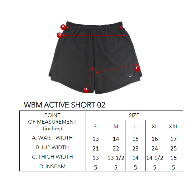 WBM ACTIVE SHORT 02