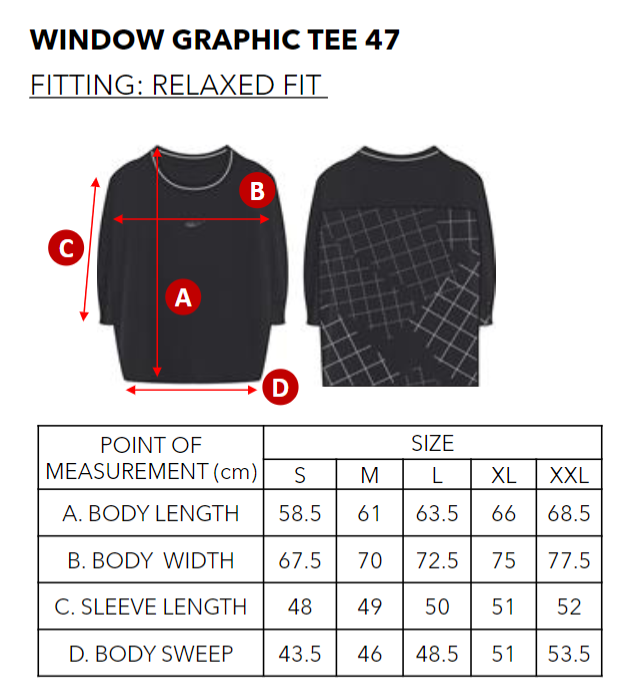 WINDOW GRAPHIC TEE 47